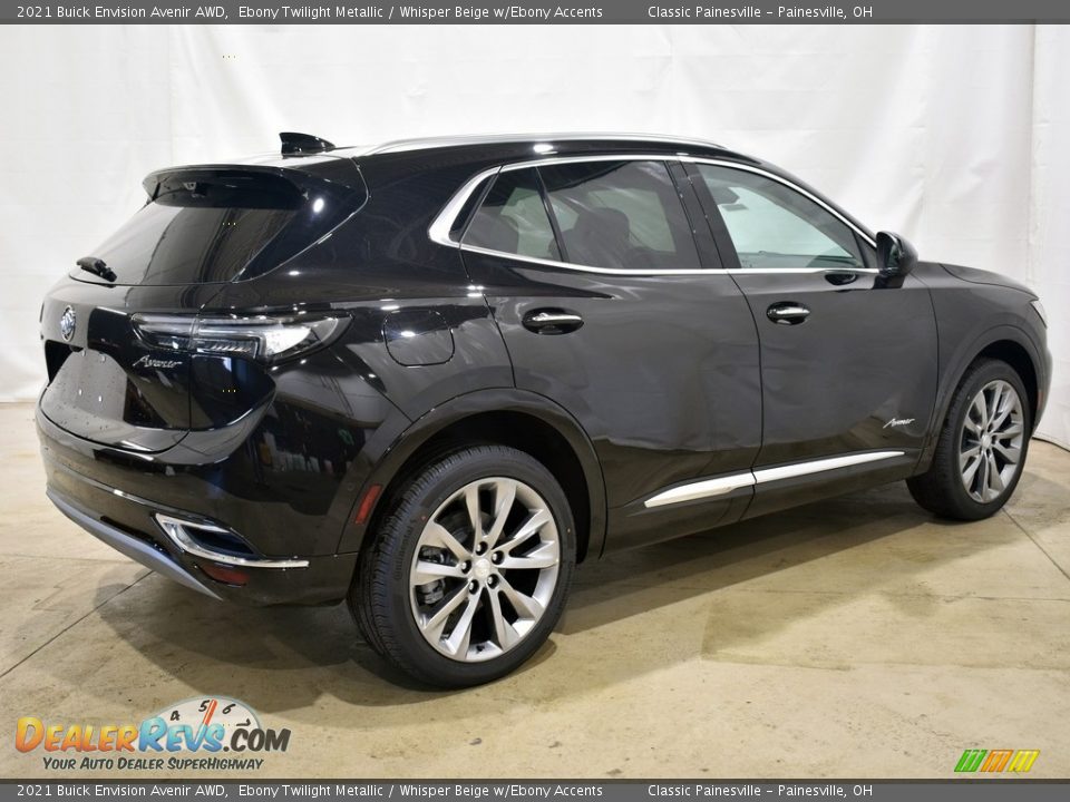 2021 Buick Envision Avenir AWD Ebony Twilight Metallic / Whisper Beige w/Ebony Accents Photo #2