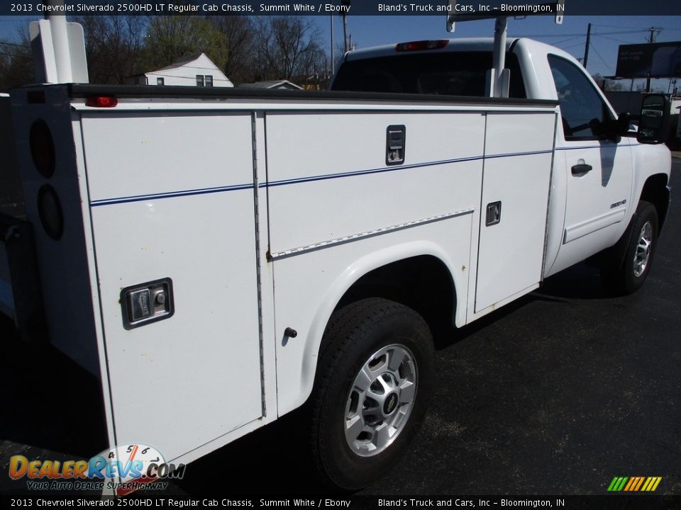 2013 Chevrolet Silverado 2500HD LT Regular Cab Chassis Summit White / Ebony Photo #25