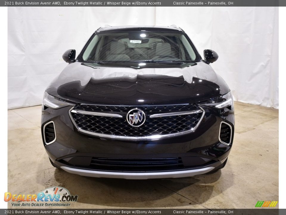 2021 Buick Envision Avenir AWD Ebony Twilight Metallic / Whisper Beige w/Ebony Accents Photo #4