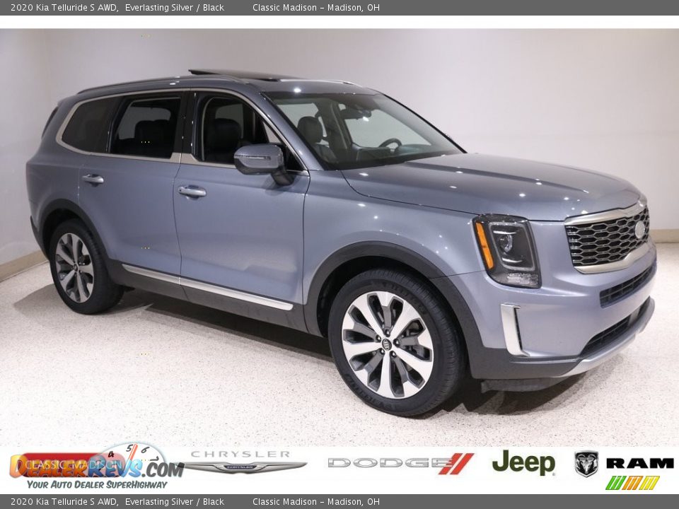 2020 Kia Telluride S AWD Everlasting Silver / Black Photo #1