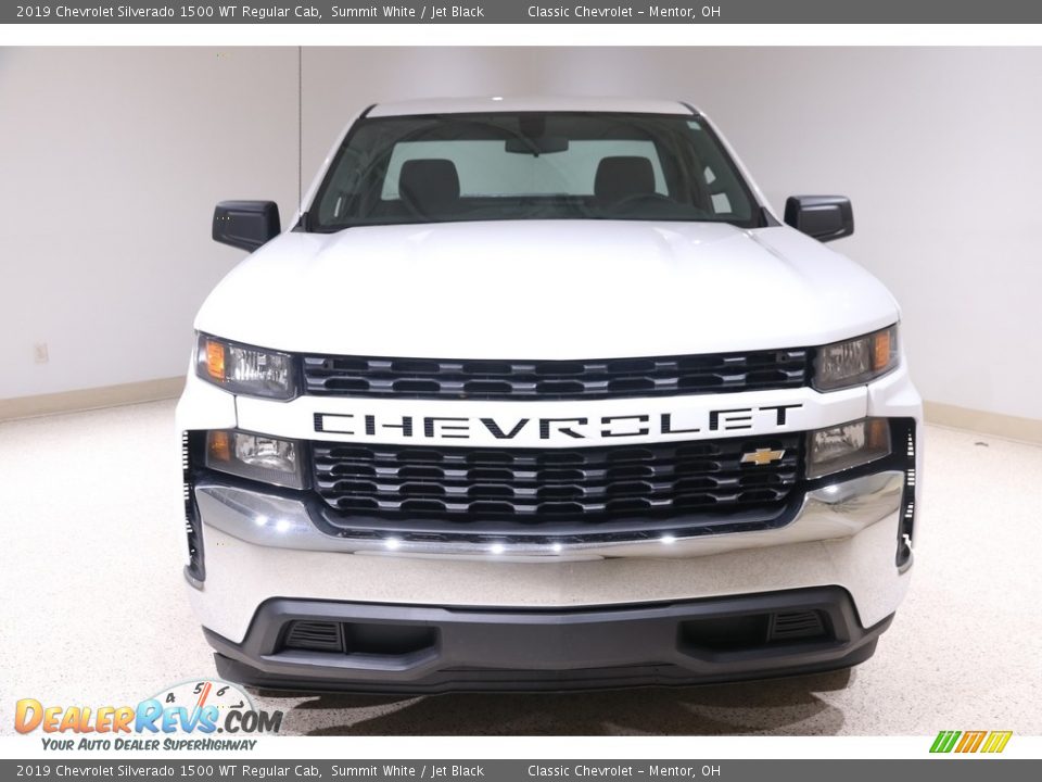 2019 Chevrolet Silverado 1500 WT Regular Cab Summit White / Jet Black Photo #2