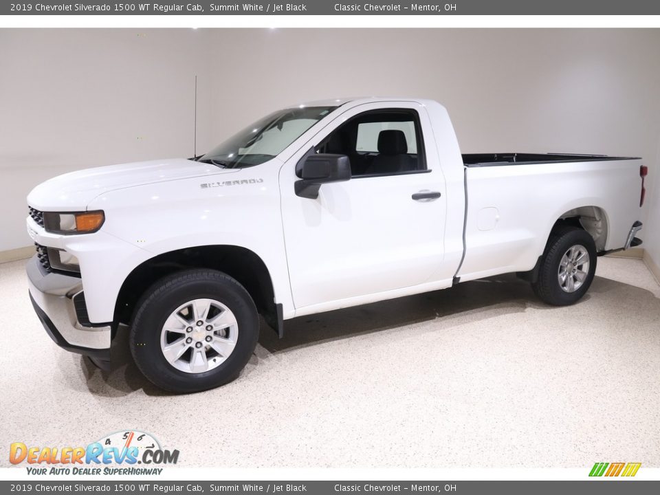 2019 Chevrolet Silverado 1500 WT Regular Cab Summit White / Jet Black Photo #3