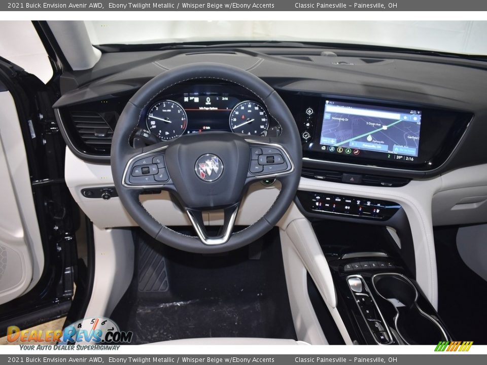 2021 Buick Envision Avenir AWD Ebony Twilight Metallic / Whisper Beige w/Ebony Accents Photo #11