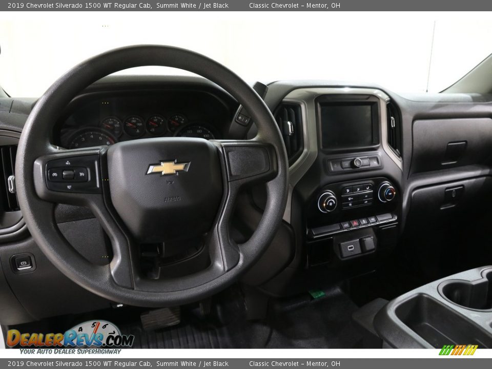 2019 Chevrolet Silverado 1500 WT Regular Cab Summit White / Jet Black Photo #6