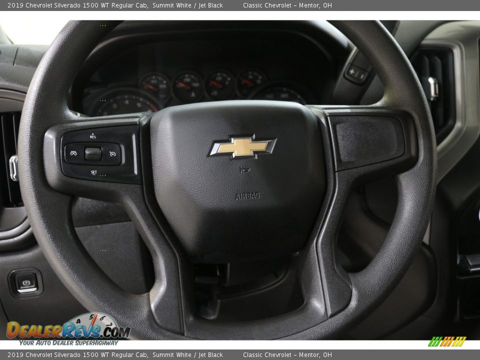 2019 Chevrolet Silverado 1500 WT Regular Cab Summit White / Jet Black Photo #7