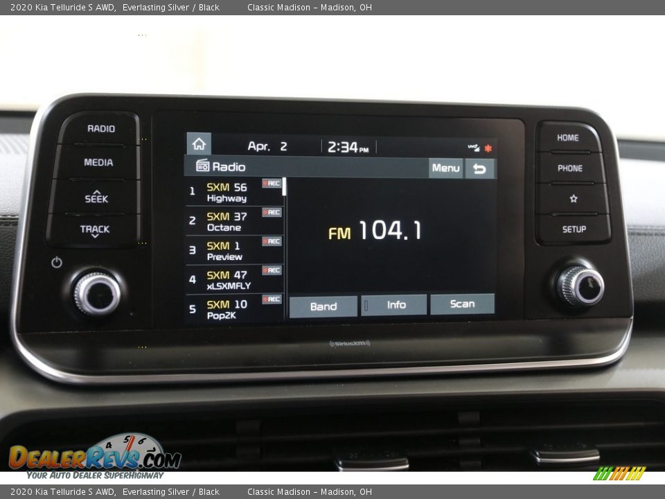 2020 Kia Telluride S AWD Everlasting Silver / Black Photo #10