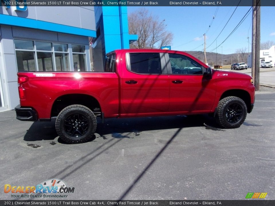 2021 Chevrolet Silverado 1500 LT Trail Boss Crew Cab 4x4 Cherry Red Tintcoat / Jet Black Photo #2