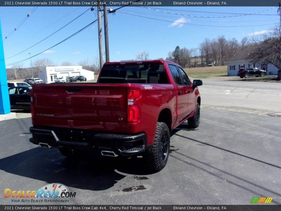 2021 Chevrolet Silverado 1500 LT Trail Boss Crew Cab 4x4 Cherry Red Tintcoat / Jet Black Photo #3