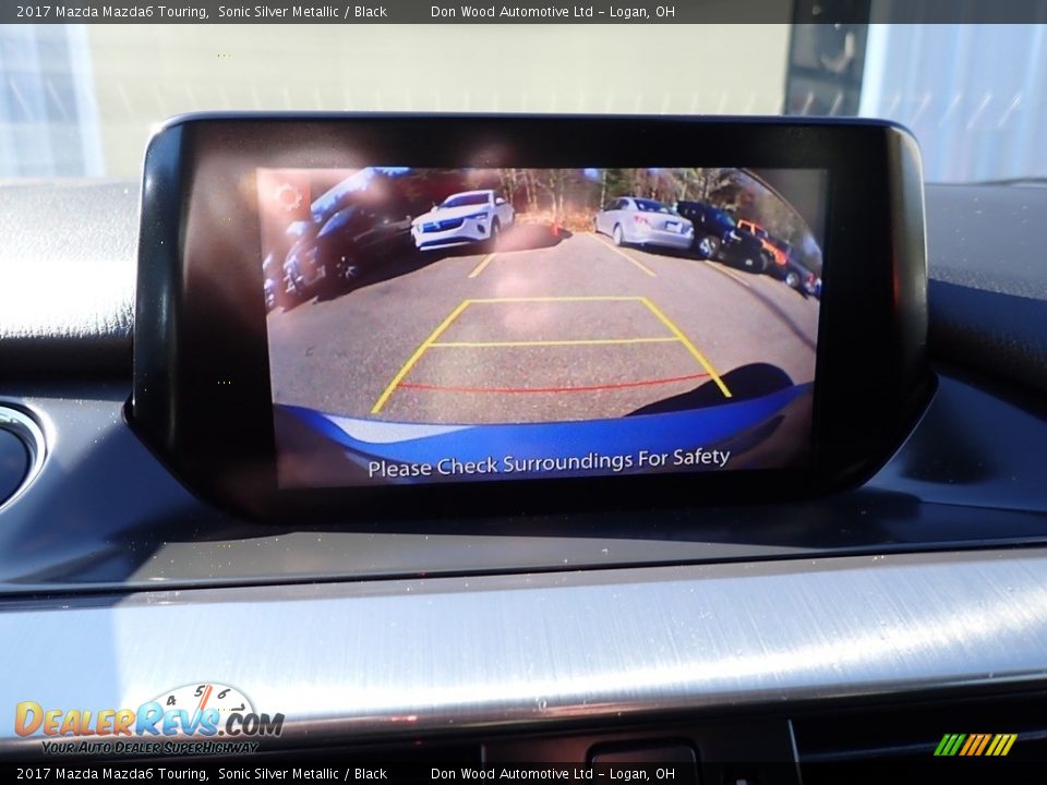 2017 Mazda Mazda6 Touring Sonic Silver Metallic / Black Photo #2