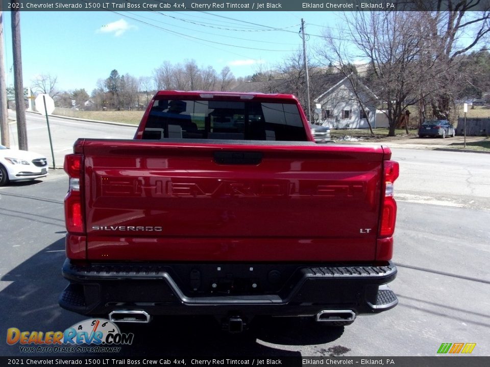 2021 Chevrolet Silverado 1500 LT Trail Boss Crew Cab 4x4 Cherry Red Tintcoat / Jet Black Photo #4