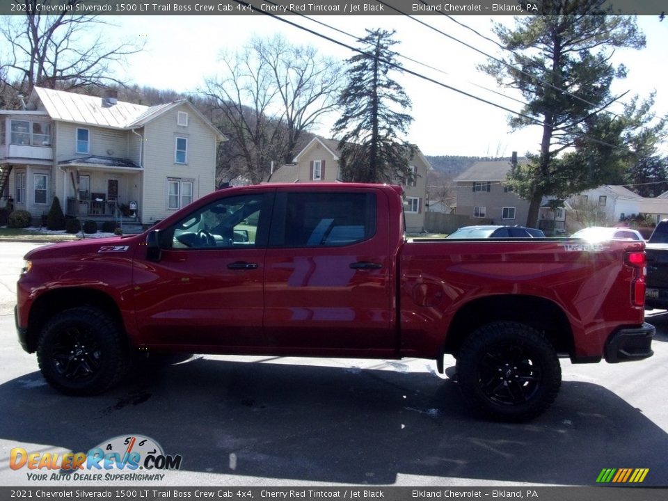 2021 Chevrolet Silverado 1500 LT Trail Boss Crew Cab 4x4 Cherry Red Tintcoat / Jet Black Photo #5