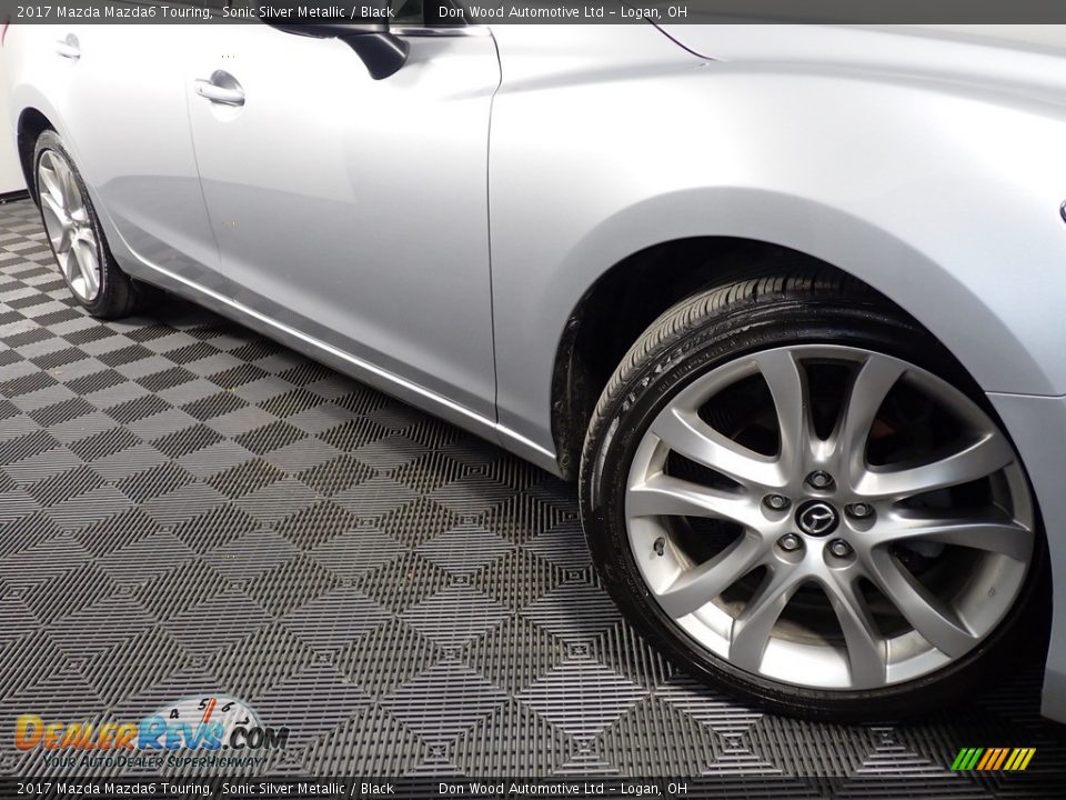 2017 Mazda Mazda6 Touring Sonic Silver Metallic / Black Photo #4