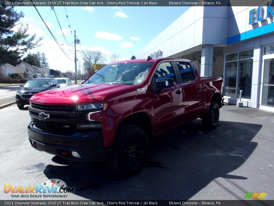 2021 Chevrolet Silverado 1500 LT Trail Boss Crew Cab 4x4 Cherry Red Tintcoat / Jet Black Photo #6