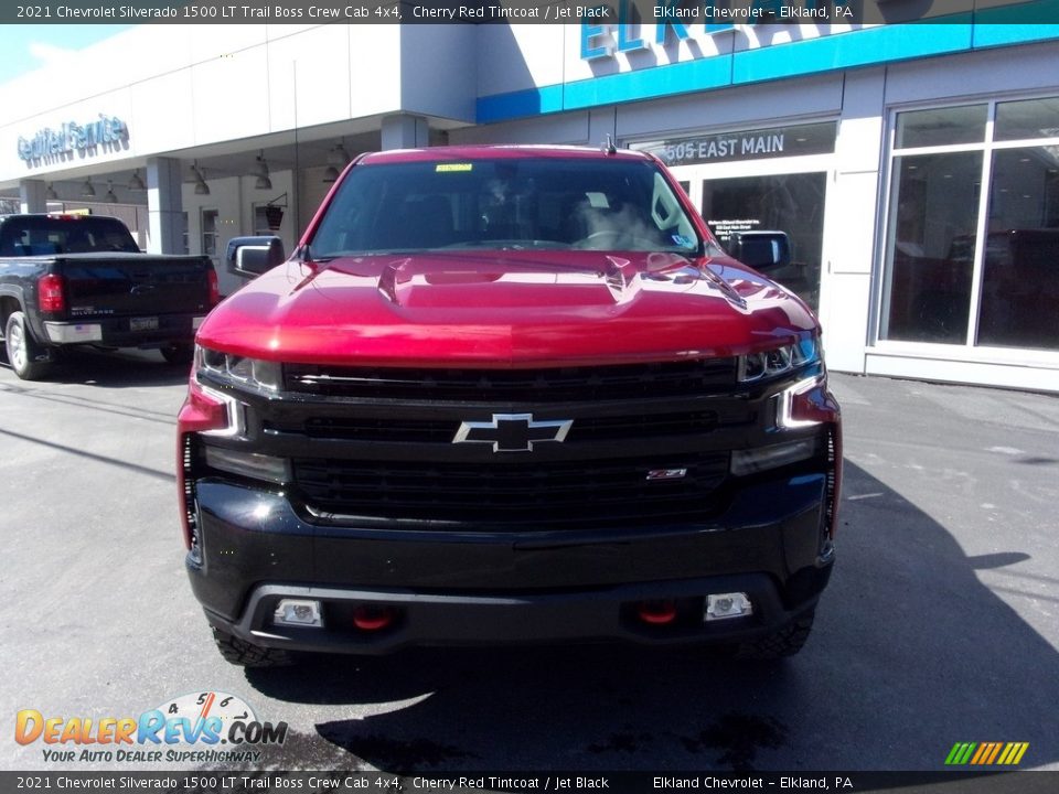 2021 Chevrolet Silverado 1500 LT Trail Boss Crew Cab 4x4 Cherry Red Tintcoat / Jet Black Photo #7