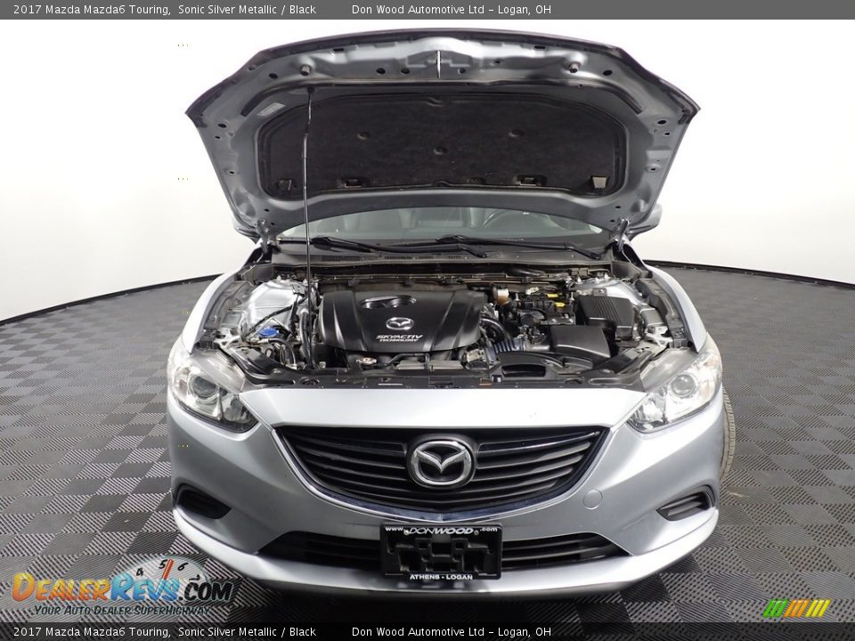 2017 Mazda Mazda6 Touring Sonic Silver Metallic / Black Photo #6