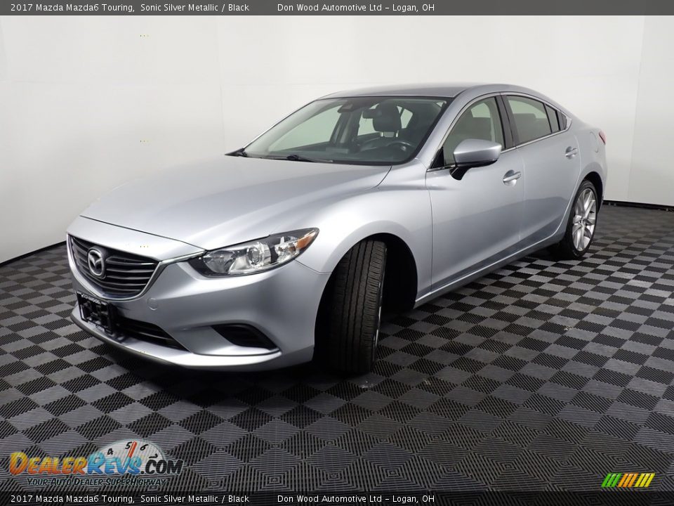 2017 Mazda Mazda6 Touring Sonic Silver Metallic / Black Photo #8