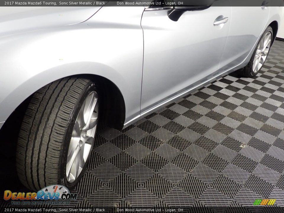 2017 Mazda Mazda6 Touring Sonic Silver Metallic / Black Photo #9
