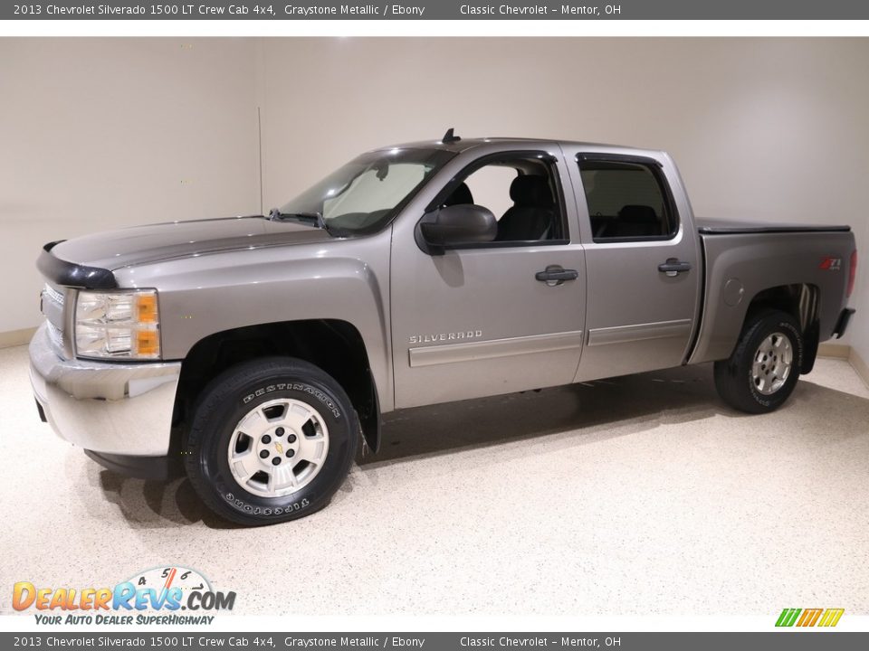 2013 Chevrolet Silverado 1500 LT Crew Cab 4x4 Graystone Metallic / Ebony Photo #3