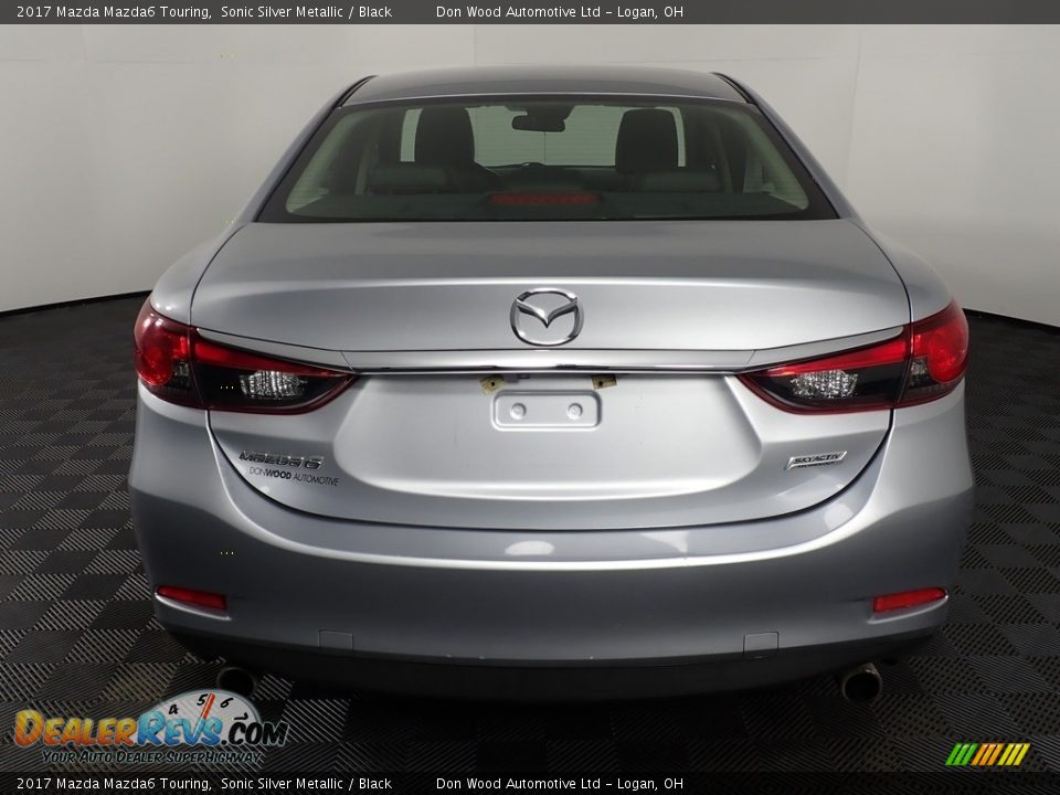 2017 Mazda Mazda6 Touring Sonic Silver Metallic / Black Photo #12