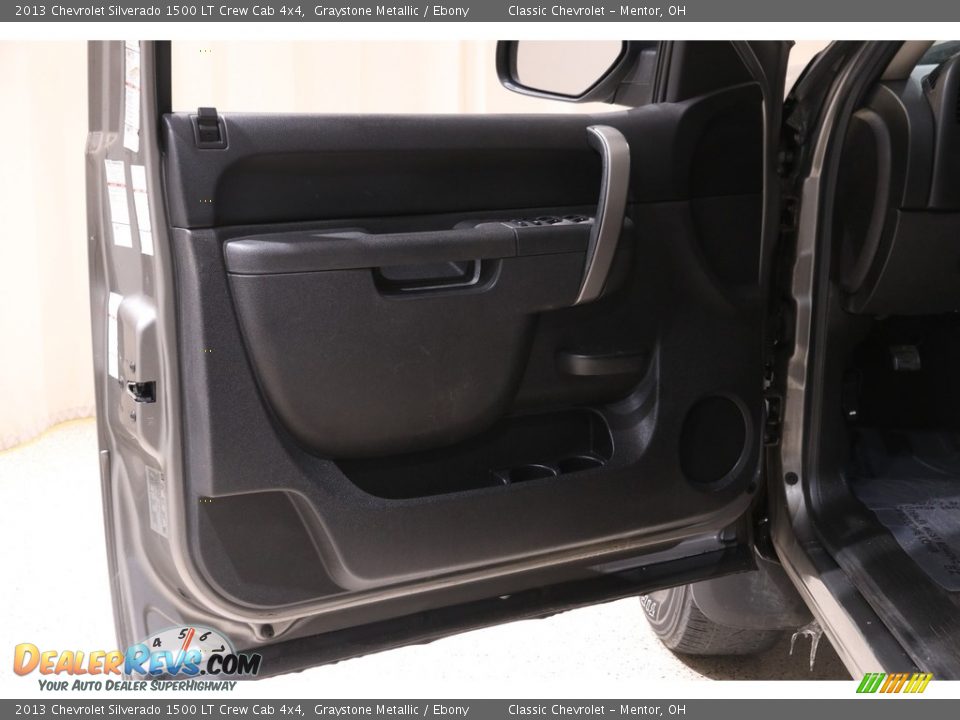 2013 Chevrolet Silverado 1500 LT Crew Cab 4x4 Graystone Metallic / Ebony Photo #4