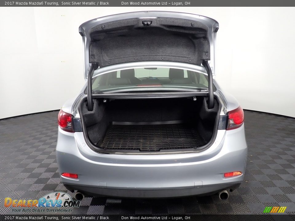 2017 Mazda Mazda6 Touring Sonic Silver Metallic / Black Photo #13