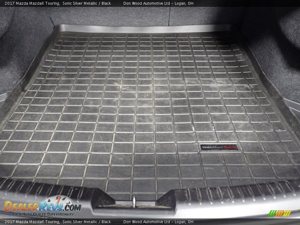 2017 Mazda Mazda6 Touring Sonic Silver Metallic / Black Photo #14