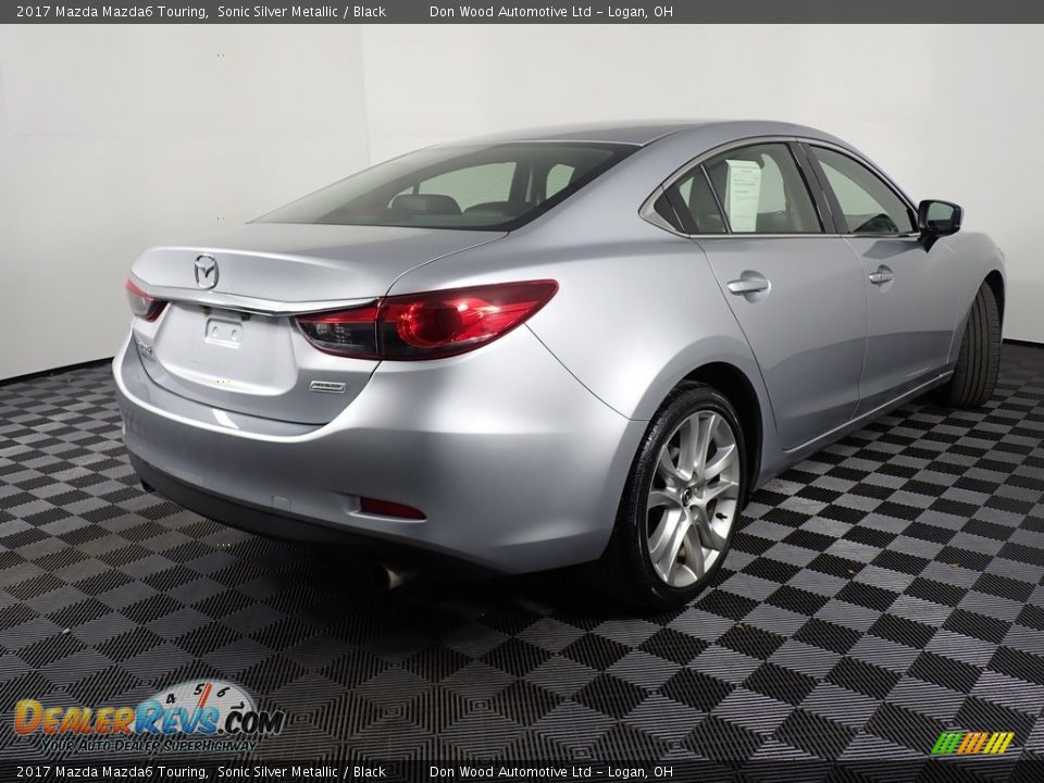 2017 Mazda Mazda6 Touring Sonic Silver Metallic / Black Photo #15