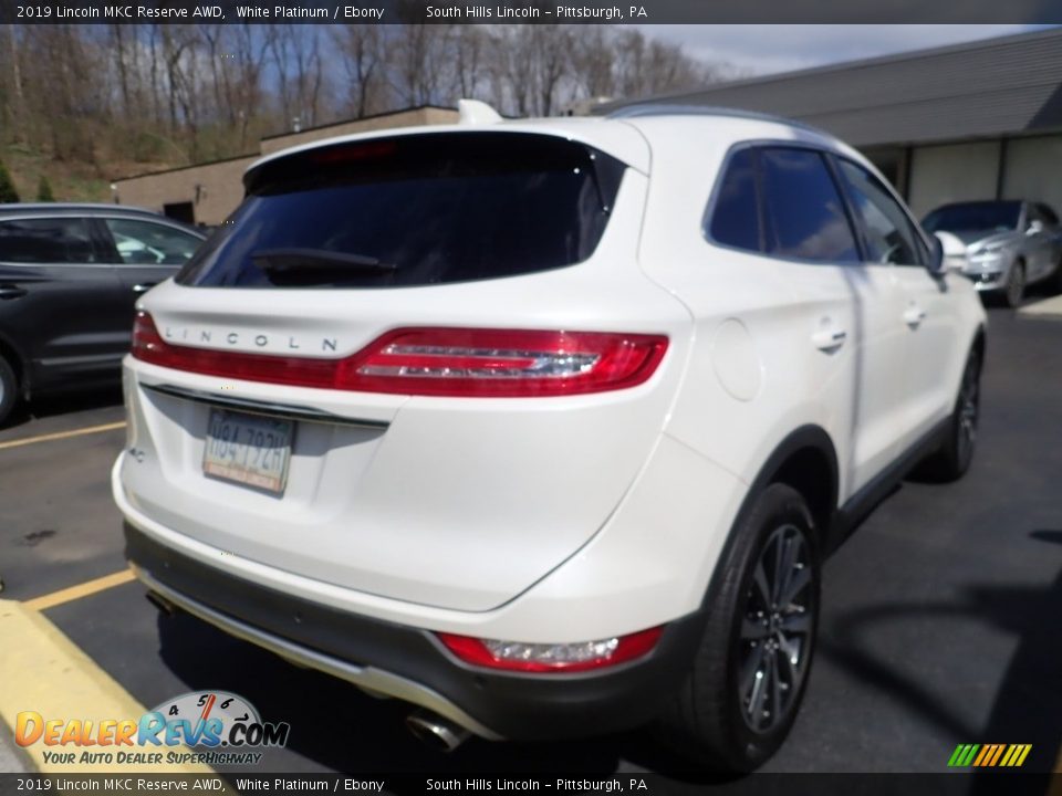 2019 Lincoln MKC Reserve AWD White Platinum / Ebony Photo #4