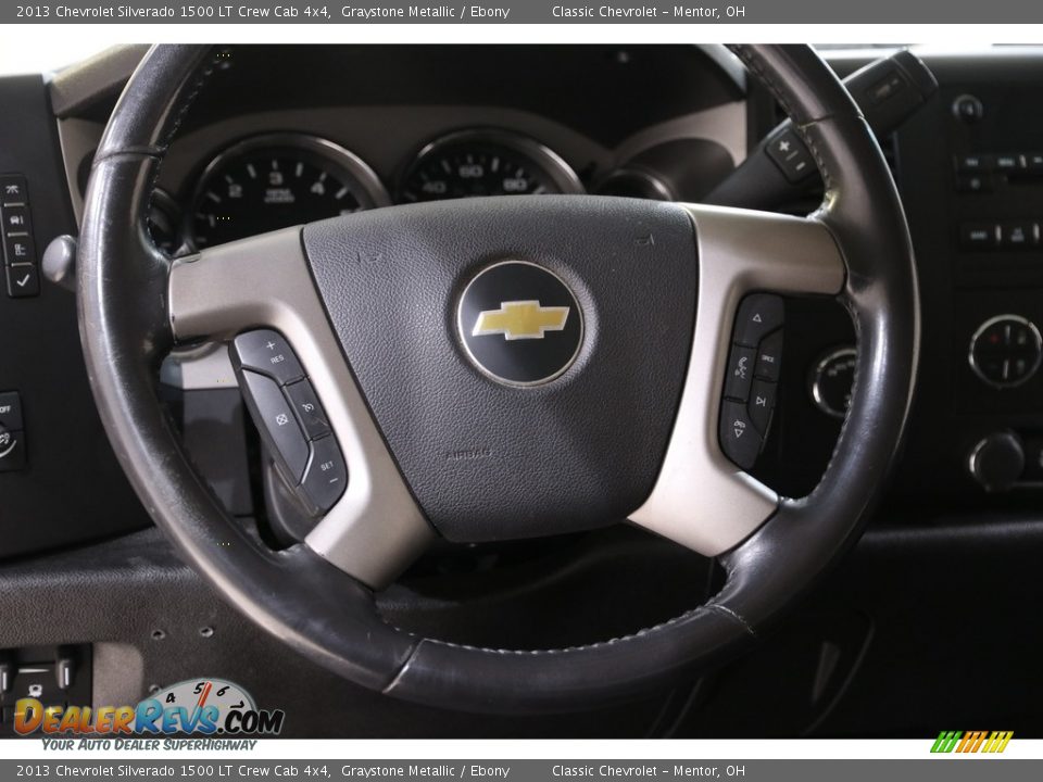 2013 Chevrolet Silverado 1500 LT Crew Cab 4x4 Graystone Metallic / Ebony Photo #7
