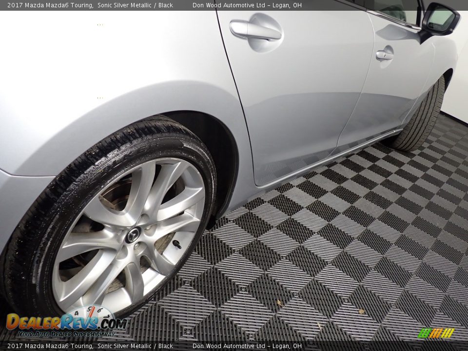 2017 Mazda Mazda6 Touring Sonic Silver Metallic / Black Photo #16