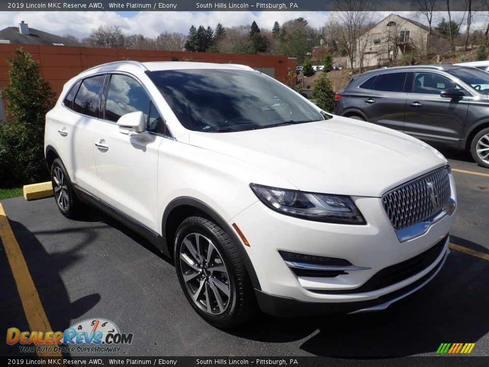 2019 Lincoln MKC Reserve AWD White Platinum / Ebony Photo #5