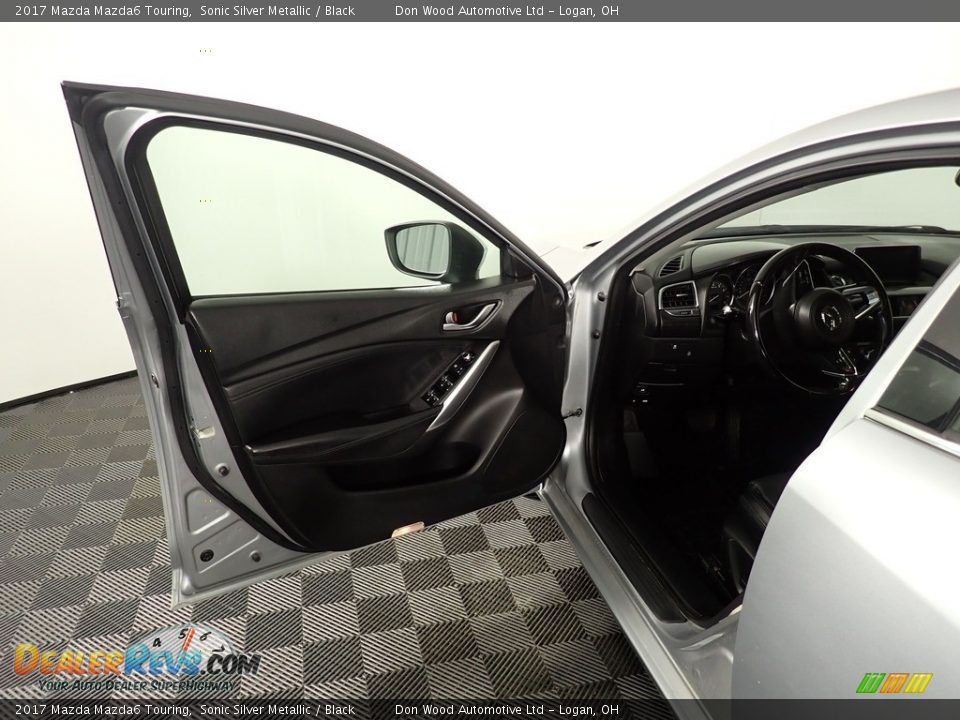 2017 Mazda Mazda6 Touring Sonic Silver Metallic / Black Photo #17