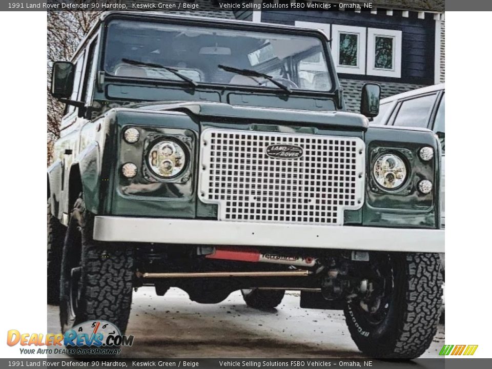 1991 Land Rover Defender 90 Hardtop Keswick Green / Beige Photo #3