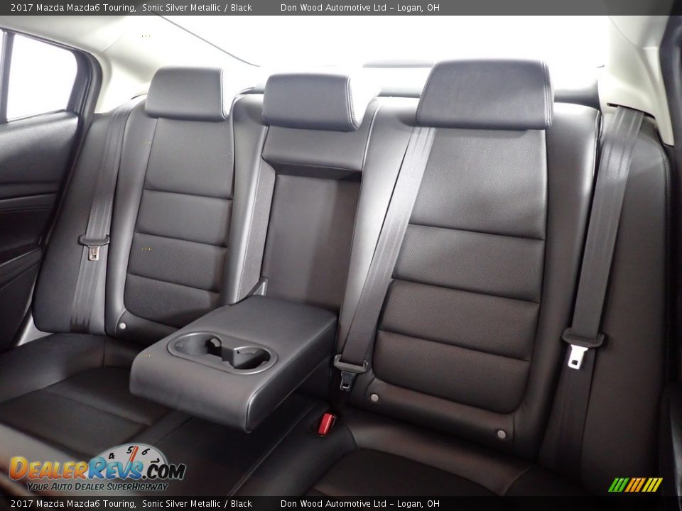 2017 Mazda Mazda6 Touring Sonic Silver Metallic / Black Photo #22