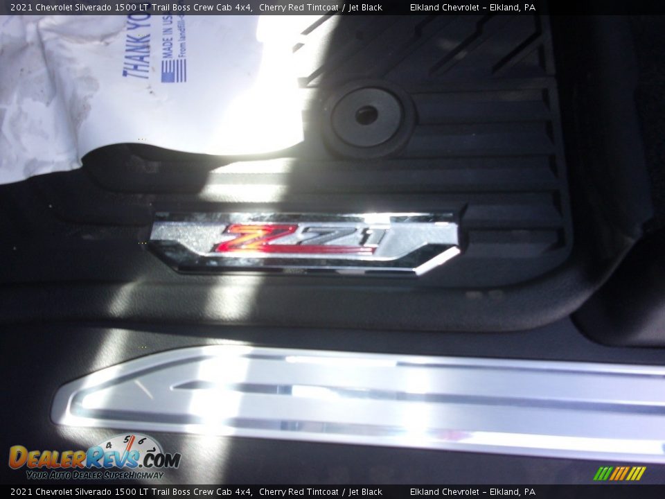 2021 Chevrolet Silverado 1500 LT Trail Boss Crew Cab 4x4 Cherry Red Tintcoat / Jet Black Photo #22