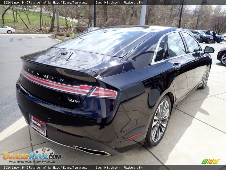 2020 Lincoln MKZ Reserve Infinite Black / Ebony/Terracotta Photo #6