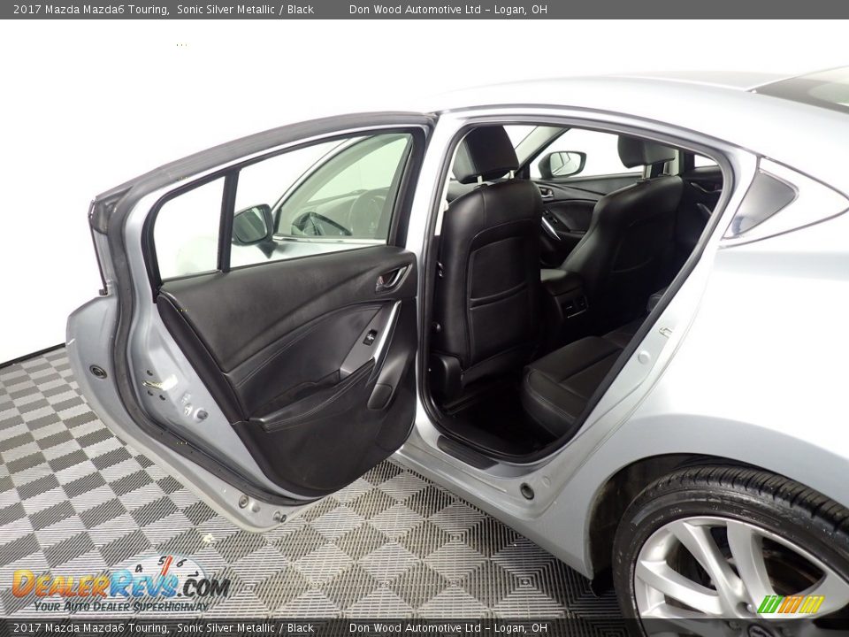 2017 Mazda Mazda6 Touring Sonic Silver Metallic / Black Photo #23