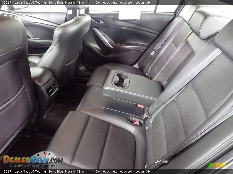 2017 Mazda Mazda6 Touring Sonic Silver Metallic / Black Photo #24