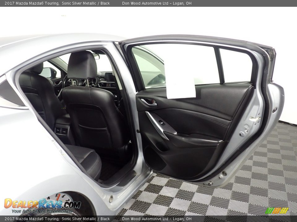 2017 Mazda Mazda6 Touring Sonic Silver Metallic / Black Photo #26