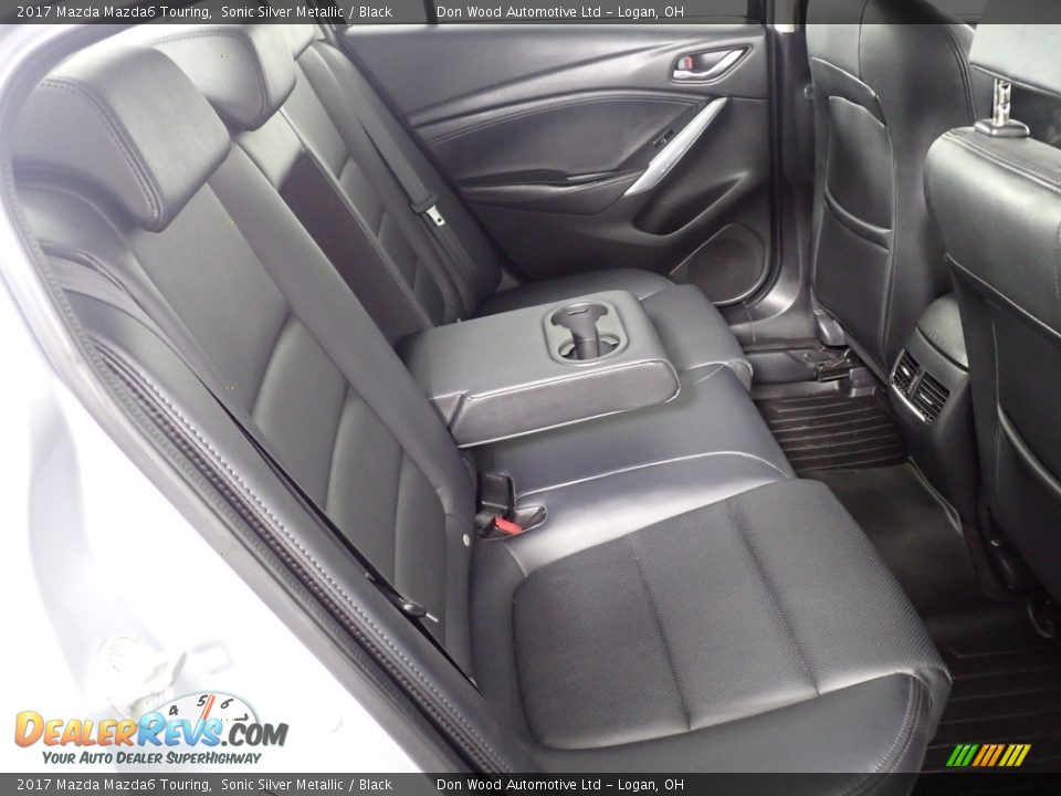 2017 Mazda Mazda6 Touring Sonic Silver Metallic / Black Photo #27