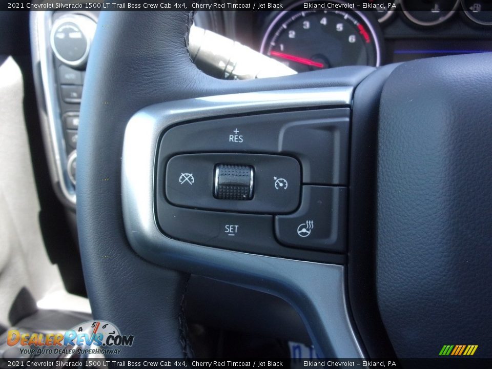 2021 Chevrolet Silverado 1500 LT Trail Boss Crew Cab 4x4 Cherry Red Tintcoat / Jet Black Photo #26