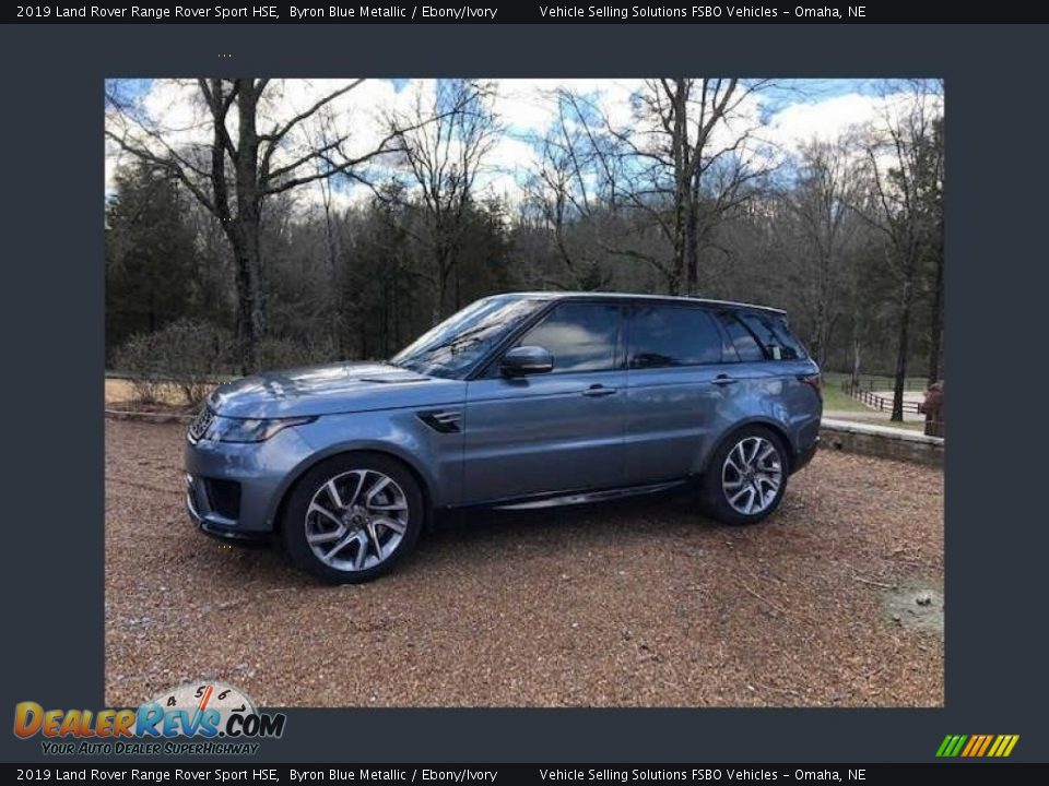 2019 Land Rover Range Rover Sport HSE Byron Blue Metallic / Ebony/Ivory Photo #1