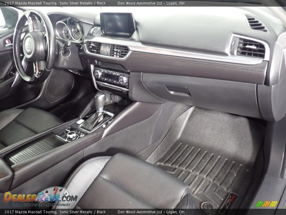 2017 Mazda Mazda6 Touring Sonic Silver Metallic / Black Photo #30