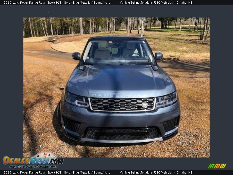 2019 Land Rover Range Rover Sport HSE Byron Blue Metallic / Ebony/Ivory Photo #2