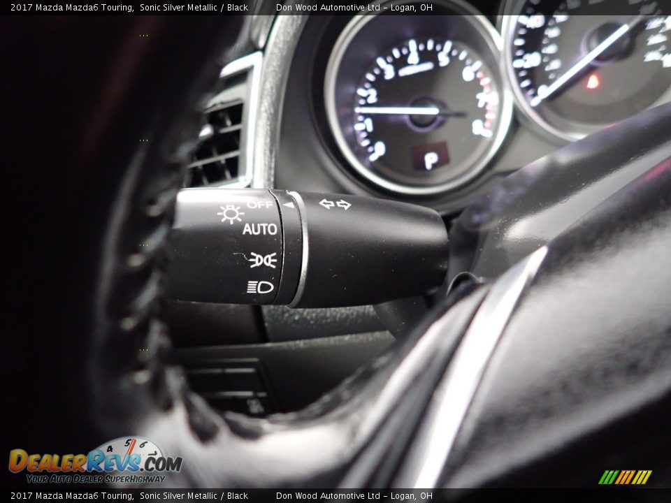 2017 Mazda Mazda6 Touring Sonic Silver Metallic / Black Photo #33