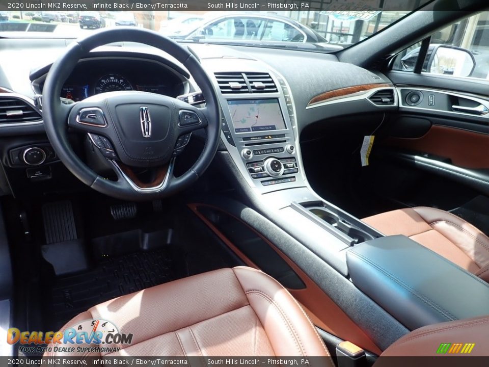 Ebony/Terracotta Interior - 2020 Lincoln MKZ Reserve Photo #17