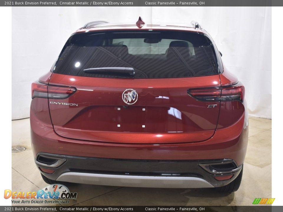 2021 Buick Envision Preferred Cinnabar Metallic / Ebony w/Ebony Accents Photo #3