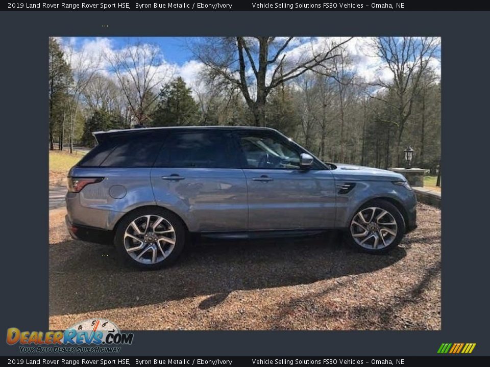 2019 Land Rover Range Rover Sport HSE Byron Blue Metallic / Ebony/Ivory Photo #7