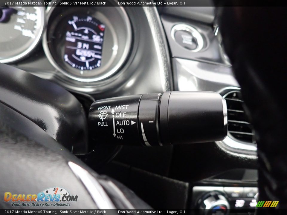 2017 Mazda Mazda6 Touring Sonic Silver Metallic / Black Photo #36