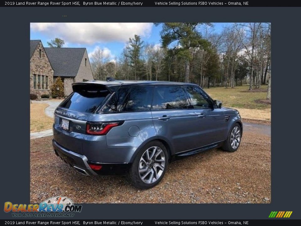 2019 Land Rover Range Rover Sport HSE Byron Blue Metallic / Ebony/Ivory Photo #13